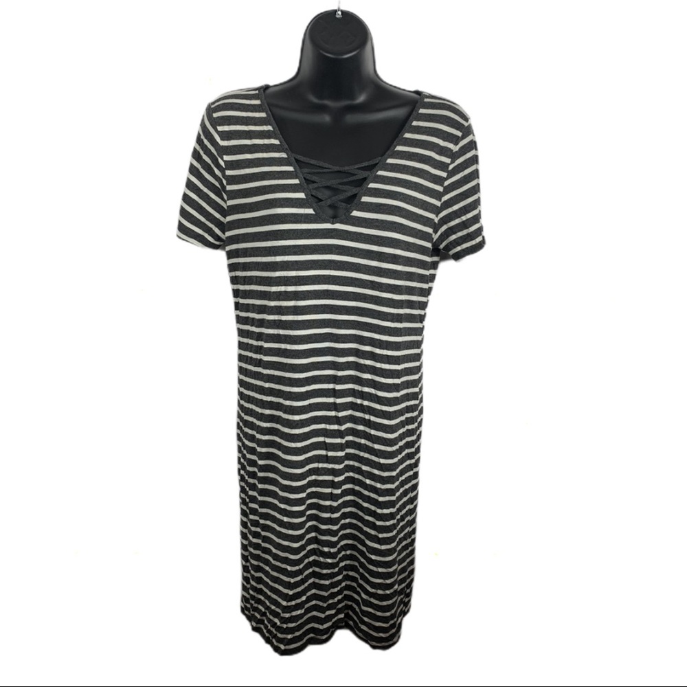 Heart & hips striped dress